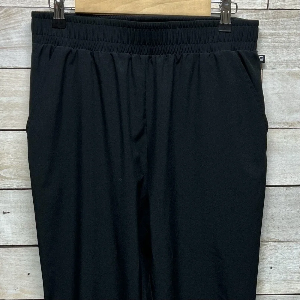 Fabletics Pants Womens Small Black Braided Tiana Ankle Pull‎ On Pockets Stretch - Picture 2 of 13